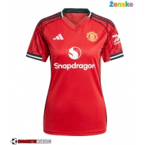 Ženske Nogometnih dresov Manchester United Domači 2025-26 Kratki rokavi